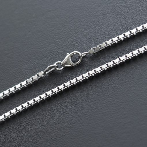 "Heavy" Kocka Ezüst Nyaklánc -  2mm vastag, Tömör