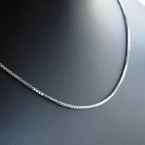 "Heavy" Kocka Ezüst Nyaklánc -  2mm vastag, Tömör