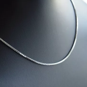 "Heavy" Kocka Ezüst Nyaklánc -  2mm vastag, Tömör