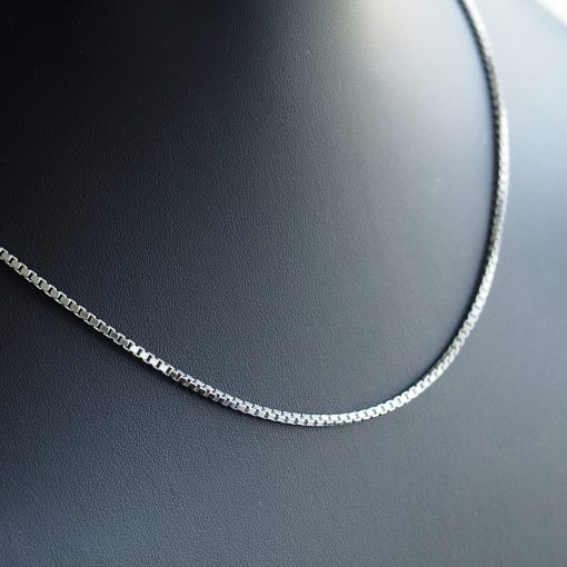 "Heavy" Kocka Ezüst Nyaklánc -  2mm vastag, Tömör