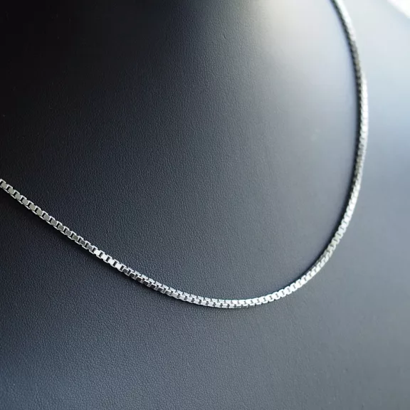 "Heavy" Kocka Ezüst Nyaklánc -  2mm vastag, Tömör