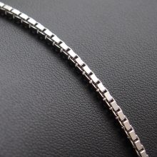 "Heavy" Kocka Ezüst Nyaklánc -  2mm vastag, Tömör