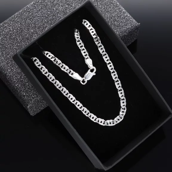 Tömör gömb Charles ezüst nyaklánc