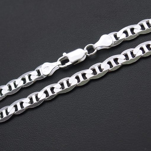 GUCCI Széles Tömör Férfi Ezüst nyaklánc  - 6,5 mm