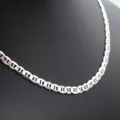 GUCCI Széles Tömör Férfi Ezüst nyaklánc  - 6,5 mm