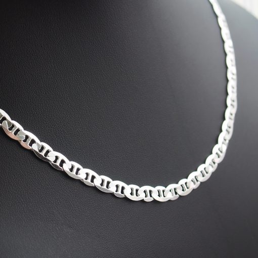 GUCCI Széles Tömör Férfi Ezüst nyaklánc  - 6,5 mm