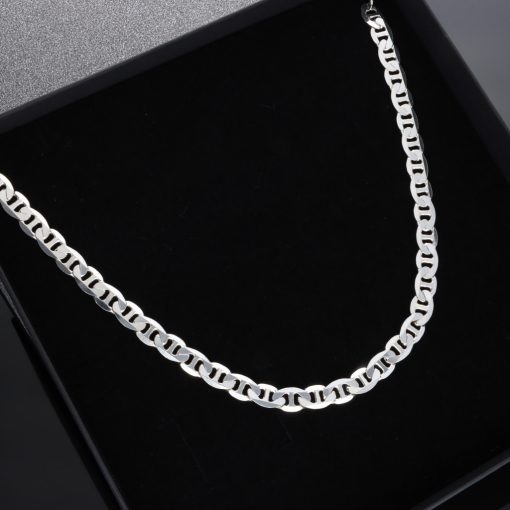 GUCCI Széles Tömör Férfi Ezüst nyaklánc  - 6,5 mm