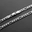 Széles Cartier férfi ezüst nyaklánc - 4 mm 