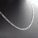 Széles Cartier férfi ezüst nyaklánc - 4 mm 