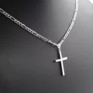 Széles Cartier férfi ezüst nyaklánc - 4 mm 