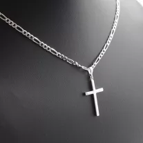 Széles Cartier férfi ezüst nyaklánc - 4 mm 