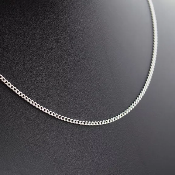 Medium Pancer ezüst nyaklánc - Tömör 3 mm 