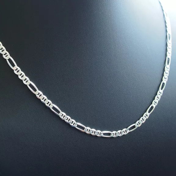 Széles Figarucci Férfi Ezüst nyaklánc  - 5 mm