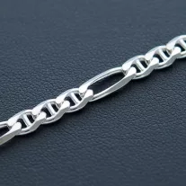 Széles Figarucci Férfi Ezüst nyaklánc  - 5 mm