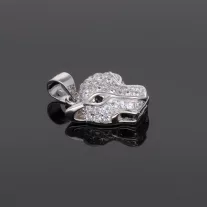 Cirkónia köves Teknős medál