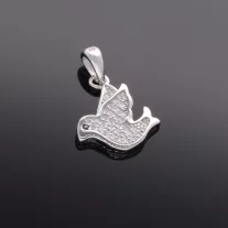 Galamb medál cirkónia kövekkel