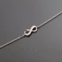 Végtelen  Ezüst karkötő