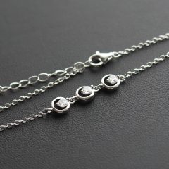 Hármas kör Ezüst karkötő