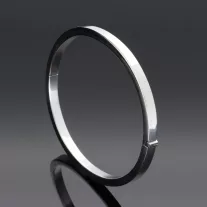 Ovális ezüst karperec