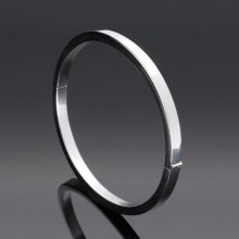 Ovális ezüst karperec