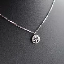 Mini életfa medál nyakláncon