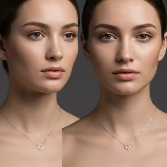 Kör-Colié medál nyakláncon