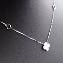 Clifford gyöngyház medál vékony anker láncon