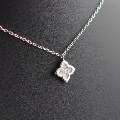 Clifford cirkónia medál vékony anker láncon