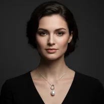 Tenyésztett gyöngy szett kerek