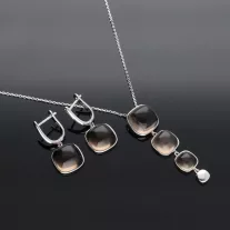 Füstkvarc garnitúra