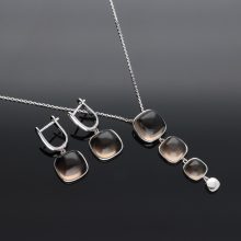 Füstkvarc garnitúra