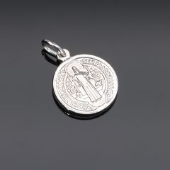 Szent Benedek ezüst medál