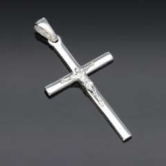 Kereszt ezüst medál - Feszülettel