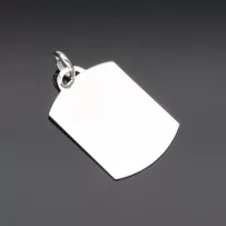 Gravírozható ezüst lapmedál