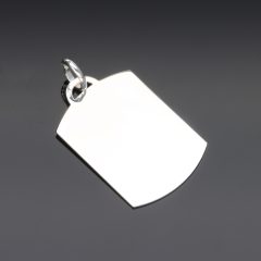 Gravírozható ezüst lapmedál