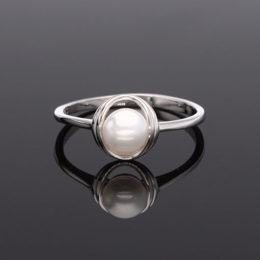 Tenyésztett Gyöngy ezüst gyűrű