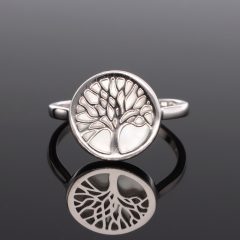 Életfa Gyöngyház ezüst gyűrű