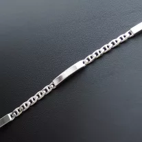 Ancora - Ezüst karkötő 3 lap betéttel