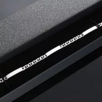 Ancora - Ezüst karkötő 3 lap betéttel