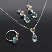 Topáz - Citrin garnitúra