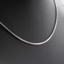 Ezüst duplakocka lánc - 2x2 mm Ezüst duplakocka lánc - 2x2 mm