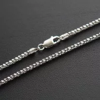  Pikkelyszemes ezüst nyaklánc 