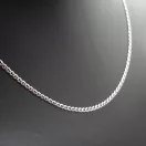 Ancora Ezüst nyaklánc - Tömör, 3mm, Ródiumos Ancora Ezüst nyaklánc - Tömör, 3mm, Ródiumos