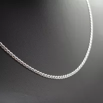 Ancora Ezüst nyaklánc - Tömör, 3mm, Ródiumos