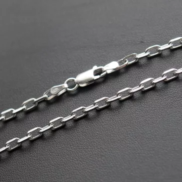 Szögletes Anker Férfi Ezüst nyaklánc RH -  3,5 mm 