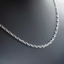 Szögletes Anker Férfi Ezüst nyaklánc RH -  3,5 mm 