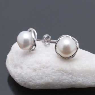 Tenyésztett gyöngy ezüst ékszerek