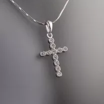 Kereszt ezüst medálok