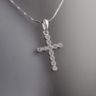 Kereszt ezüst medálok